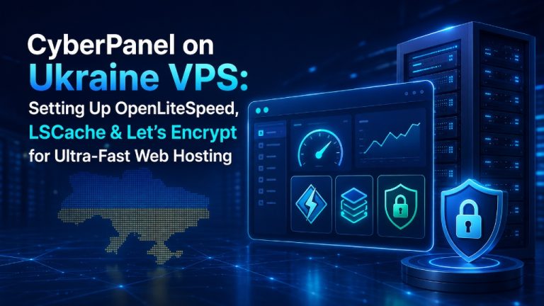 CyberPanel on VPS: Setting Up OpenLiteSpeed, LSCache and Let's Encrypt SSL