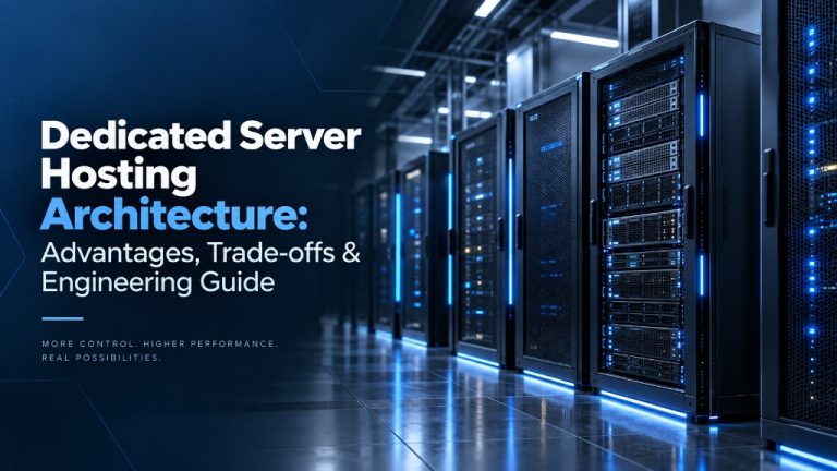 Dedicated Server Hosting Architecture - Advantages, Trade-offs & Engineering Guide