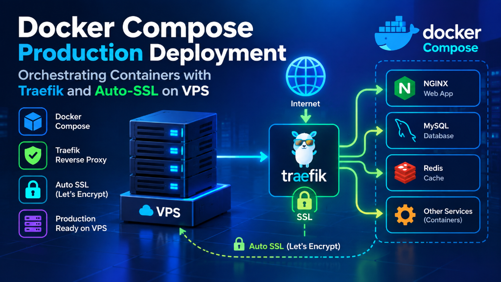Docker Compose Production Deployment - Orchestrating Containers with Traefik and Auto-SSL on VPS