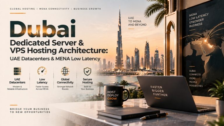 Dubai Dedicated Server and VPS Hosting Architecture - UAE Datacenters and MENA Low Latency