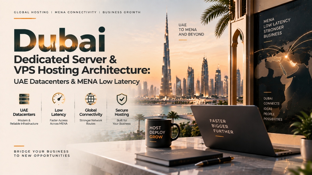 Dubai Dedicated Server and VPS Hosting Architecture - UAE Datacenters and MENA Low Latency