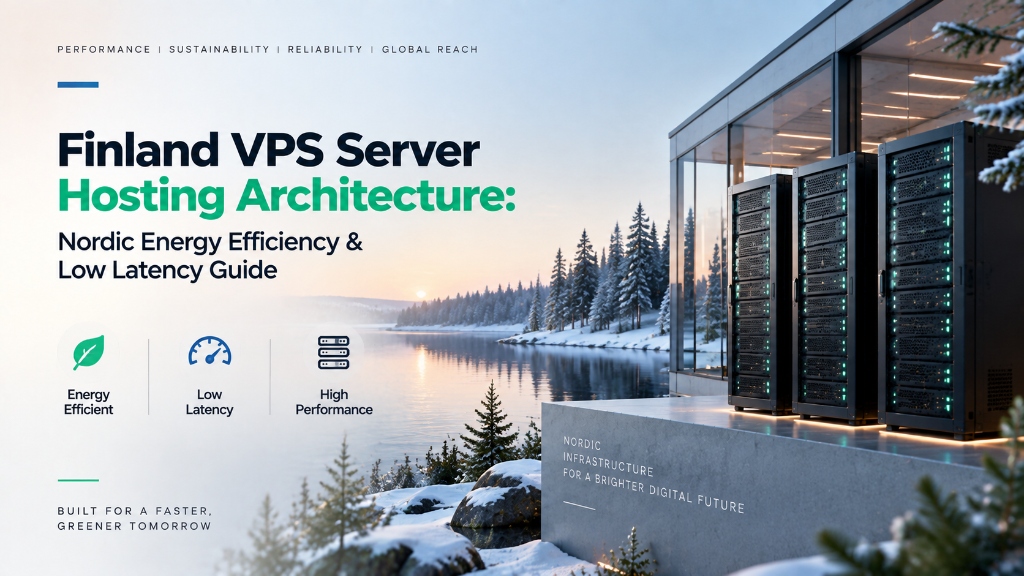 Finland VPS Server Hosting Architecture: Nordic Energy Efficiency and Low Latency Guide
