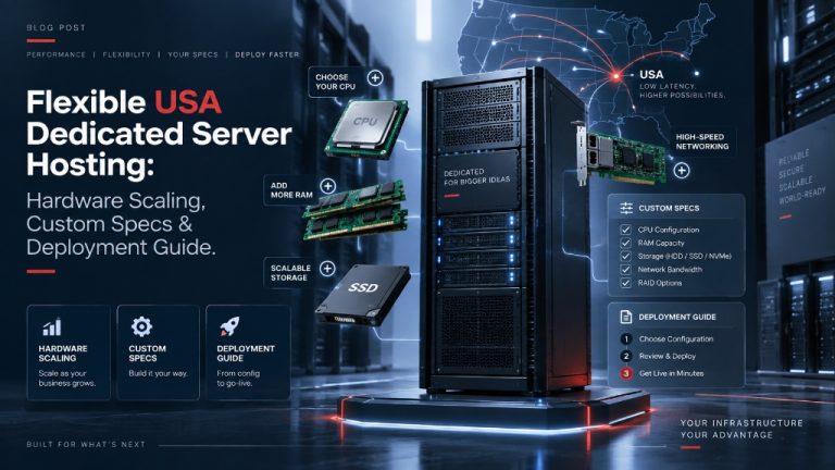 Flexible USA Dedicated Server Hosting: Hardware Scaling, Custom Specs and Deployment Guide