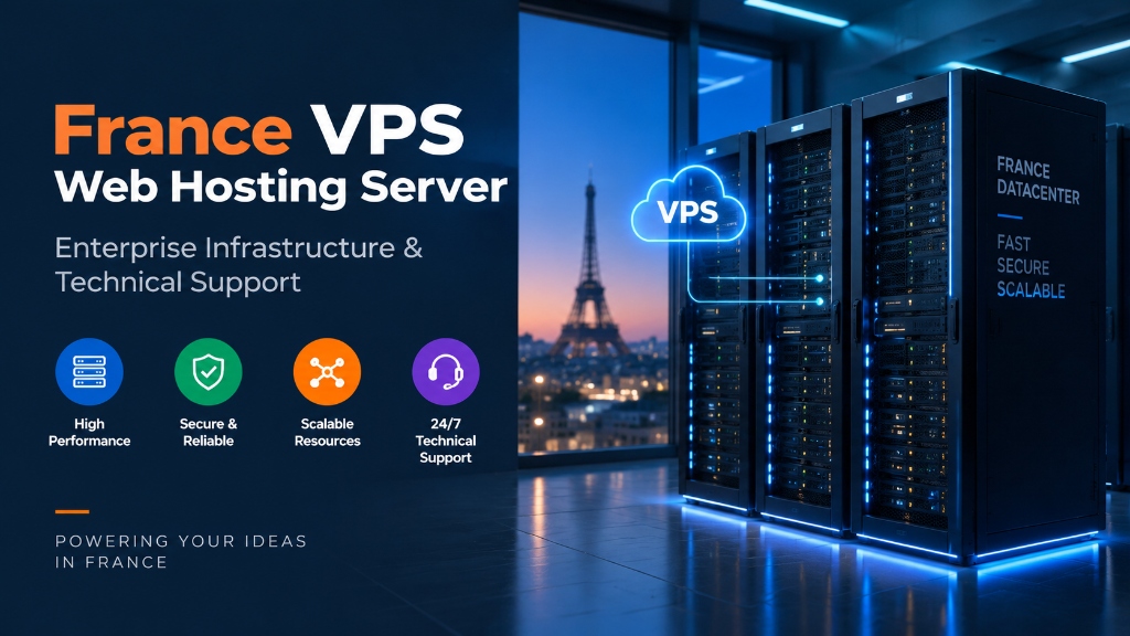 France VPS Web Hosting Server - Enterprise Infrastructure, Paris Datacenters, and 24/7 Technical Support