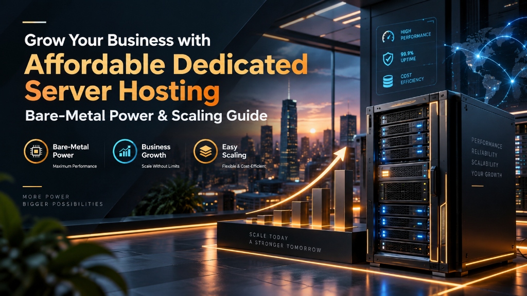 Grow Your Business with Affordable Dedicated Server Hosting: Bare-Metal Power and Scaling Guide
