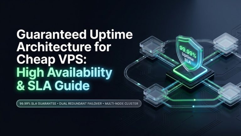Guaranteed Uptime Architecture for Cheap VPS - High Availability & SLA Guide