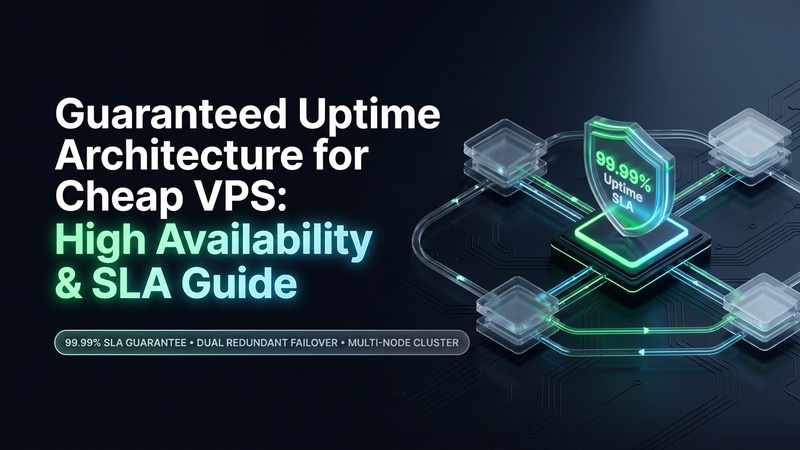 Guaranteed Uptime Architecture for Cheap VPS - High Availability & SLA Guide