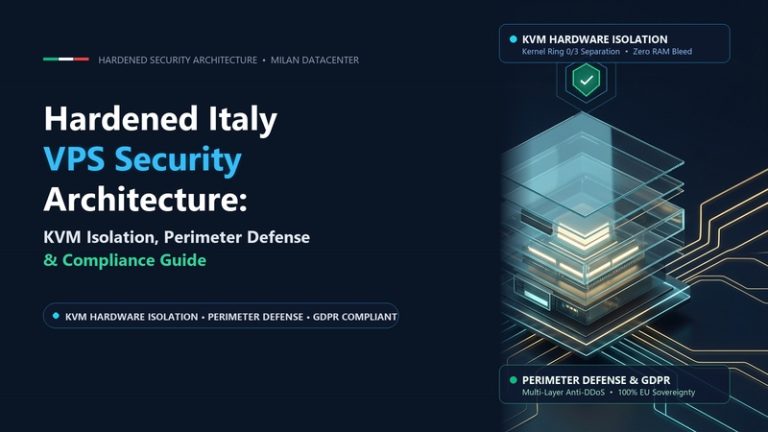 Hardened Italy VPS Server Security Architecture - KVM Isolation, Perimeter Defense & Compliance Guide