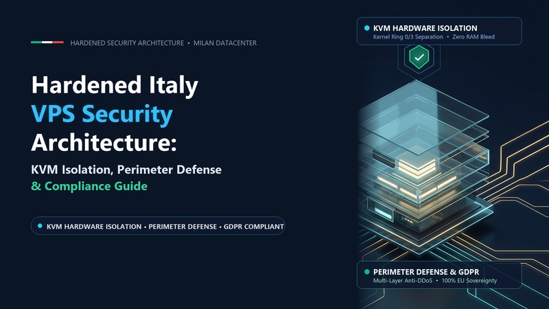 Hardened Italy VPS Server Security Architecture - KVM Isolation, Perimeter Defense & Compliance Guide