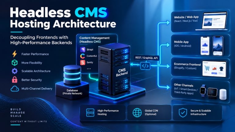 Headless CMS Hosting Architecture Decoupling Frontends with High-Performance Backends