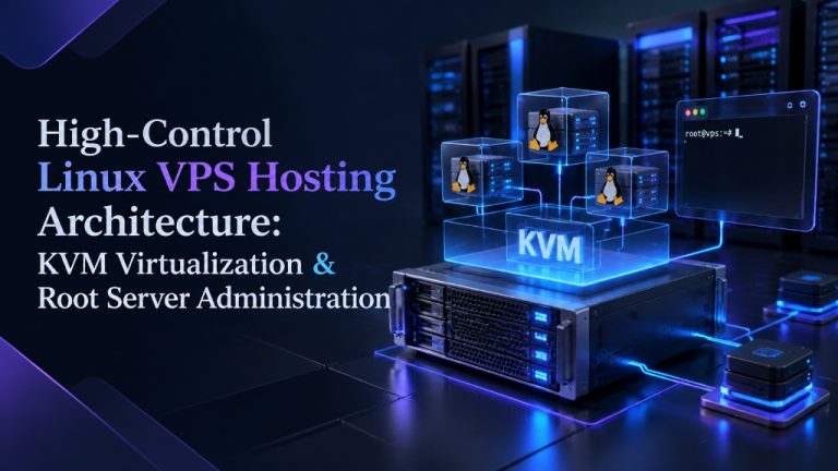 High-Control Linux VPS Hosting Architecture - KVM Virtualization and Root Server Administration