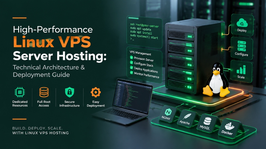 High-Performance Linux VPS Server Hosting - Technical Architecture, SSH Console, and Deployment Guide