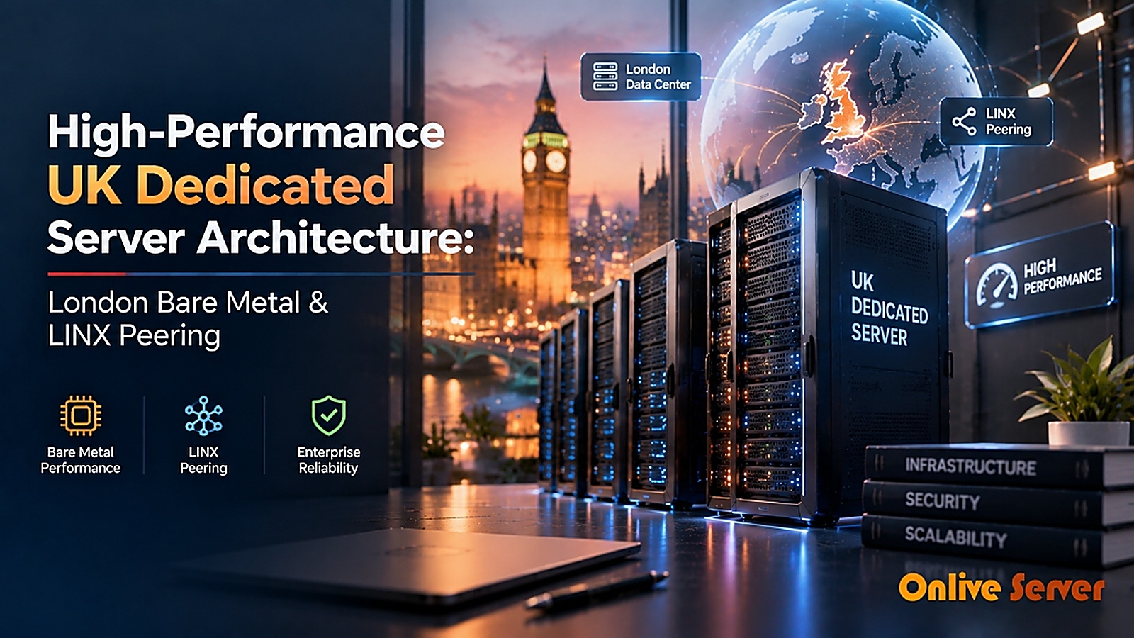 High-Performance UK Dedicated Server Architecture - London Bare Metal & LINX Peering