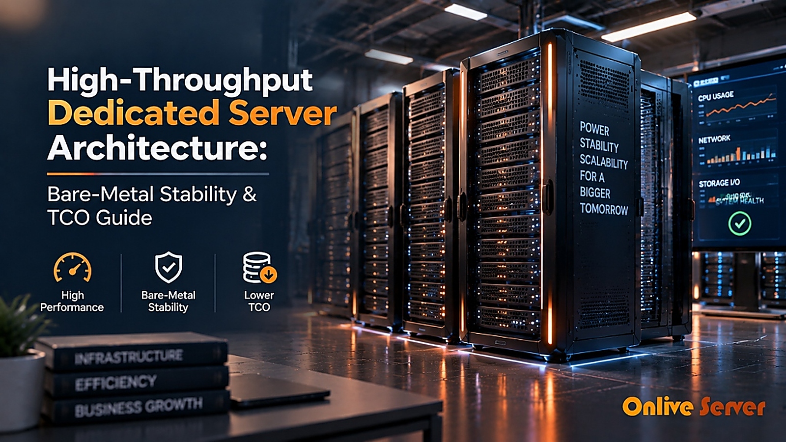 High-Throughput Dedicated Server Architecture - Bare-Metal Stability & TCO Guide