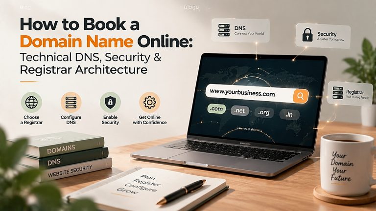 How to Book a Domain Name Online - Technical DNS, Security & Registrar Architecture