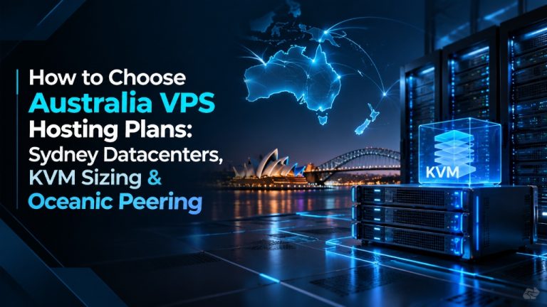 How to Choose Australia VPS Hosting Plans - Sydney Datacenters, KVM Sizing and Oceanic Peering