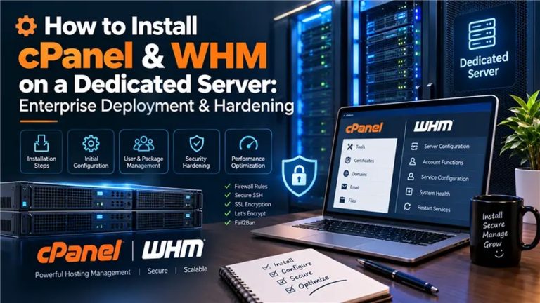 How to Install cPanel & WHM on a Dedicated Server: Enterprise Deployment & Hardening - Onlive Server