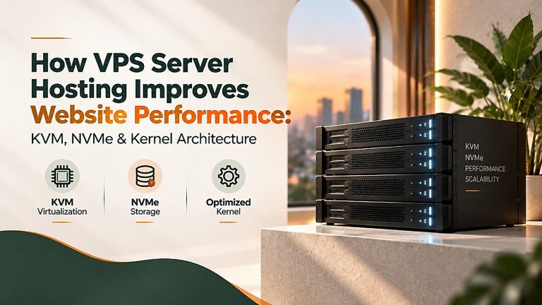 How VPS Server Hosting Improves Website Performance - KVM, NVMe & Kernel Architecture