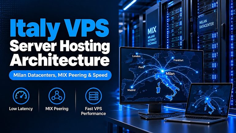 Italy VPS Server Hosting Architecture - Milan Datacenters, MIX Peering & Speed