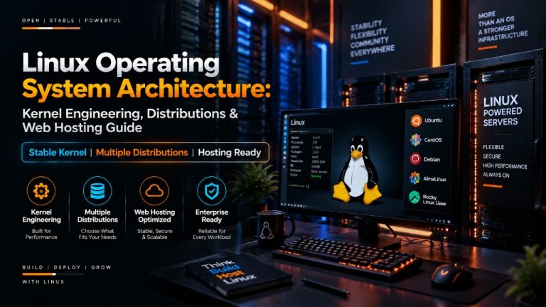 Linux Operating System Architecture - Kernel Engineering, Distributions and Web Hosting Guide