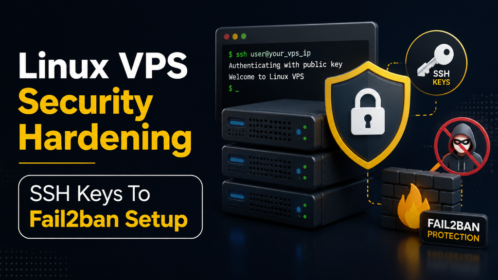 Linux VPS Security Hardening SSH Keys to Fail2ban Setup