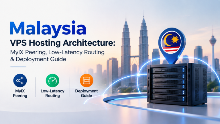 Malaysia VPS Hosting Architecture: MyIX Peering, Low-Latency Routing and Deployment Guide