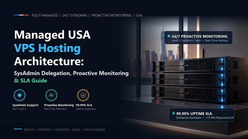 Managed USA VPS Hosting Architecture - SysAdmin Delegation, Proactive Monitoring & SLA Guide