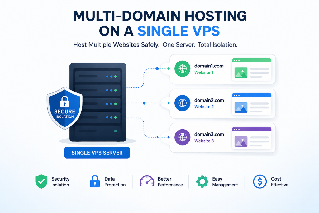 Multi-Domain Hosting on a Single VPS Safe Website Isolation