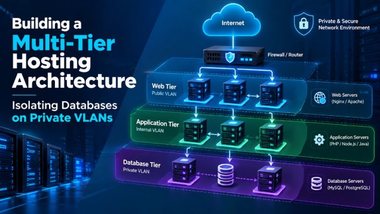 Building a Multi-Tier Hosting Architecture - Isolating Databases on Private VLANs