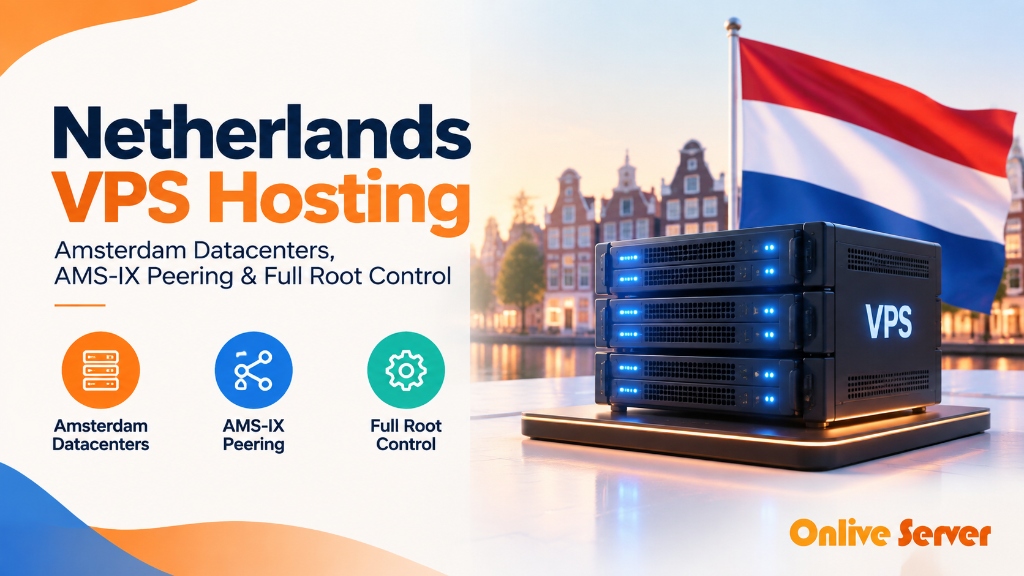 Netherlands VPS Hosting - Amsterdam Datacenters, AMS-IX Peering Connectivity, and Full Root Control
