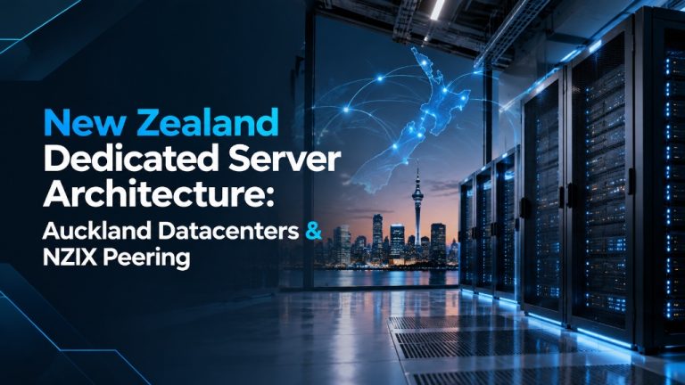 New Zealand Dedicated Server Architecture - Auckland Datacenters and NZIX Peering