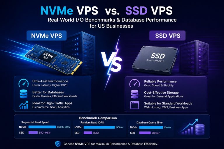 NVMe VPS vs SSD VPS Real World IO Benchmarks and Database Performance