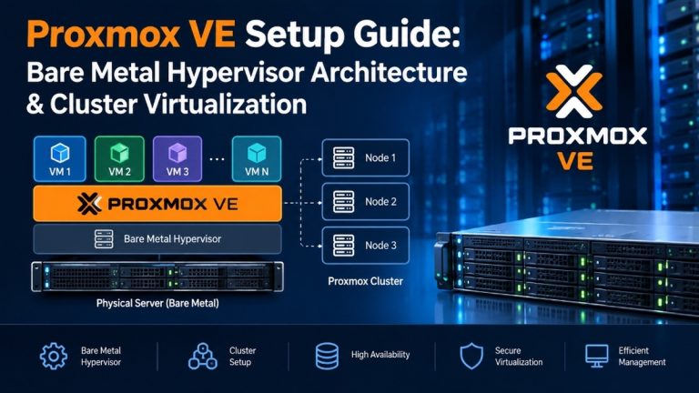 Proxmox VE Setup Guide: Bare Metal Hypervisor Architecture & Cluster Virtualization - Onlive Server