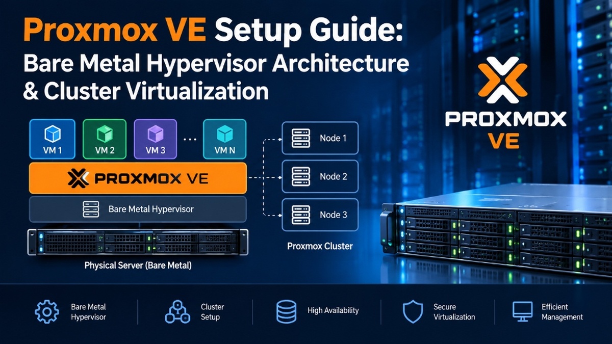 Proxmox VE Setup Guide: Bare Metal Hypervisor Architecture & Cluster Virtualization - Onlive Server