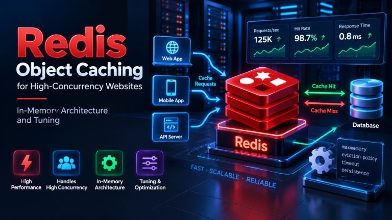 Redis Object Caching for High-Concurrency Websites - In-Memory Architecture and Tuning