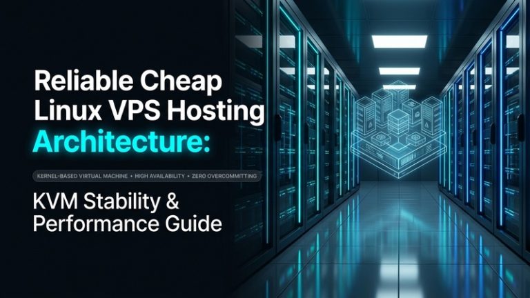 Reliable Cheap Linux VPS Hosting Architecture - KVM Stability & Performance Guide