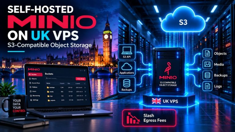 Self-Hosted MinIO on UK VPS - S3-Compatible Object Storage Architecture
