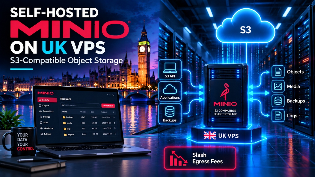 Self-Hosted MinIO on UK VPS - S3-Compatible Object Storage Architecture