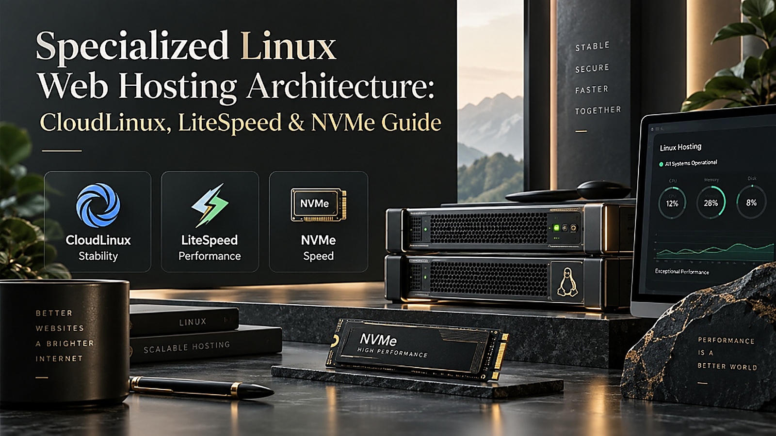 Specialized Linux Web Hosting Architecture - CloudLinux, LiteSpeed & NVMe Guide