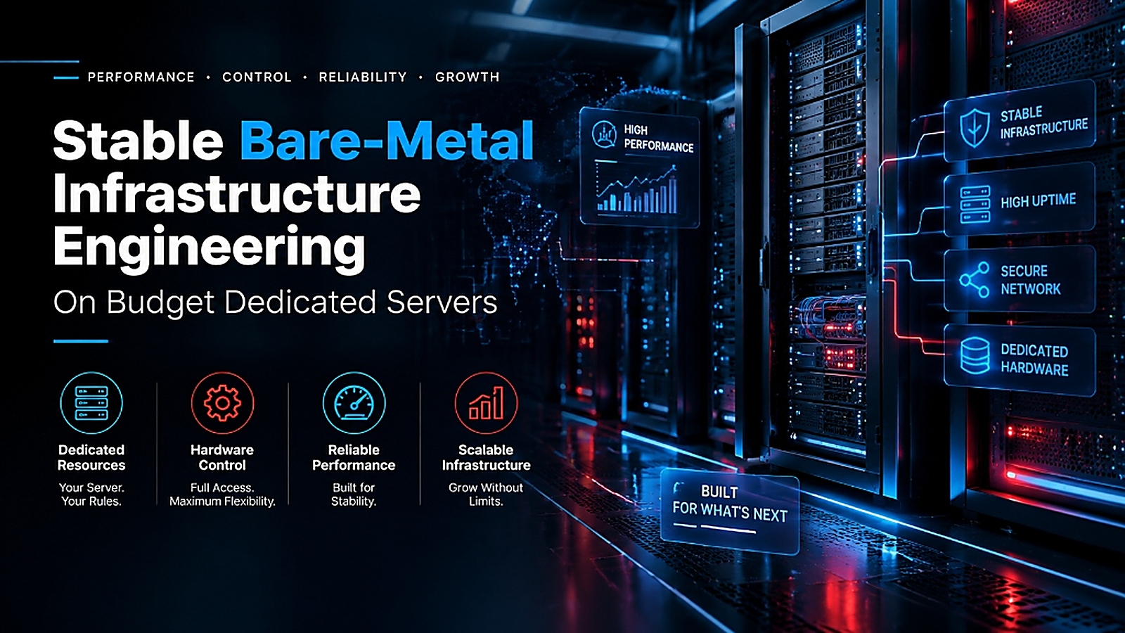 Stable Bare-Metal Infrastructure Engineering on Budget Dedicated Servers