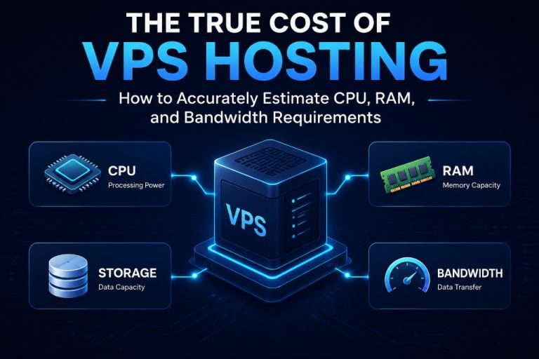 The True Cost of VPS Hosting CPU RAM and Bandwidth Estimation
