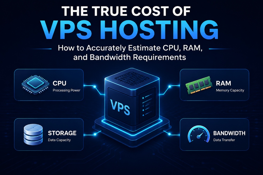 The True Cost of VPS Hosting CPU RAM and Bandwidth Estimation