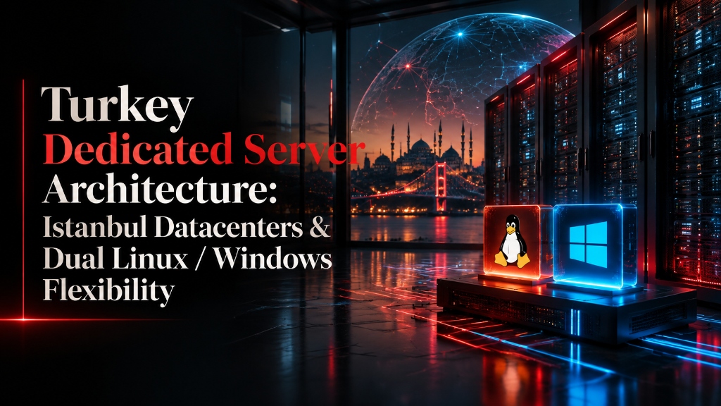 Turkey Dedicated Server Architecture - Istanbul Datacenters and Dual Linux or Windows Flexibility