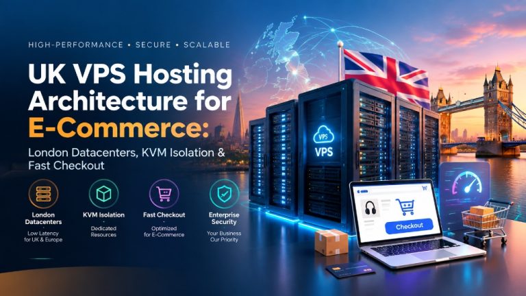 UK VPS Hosting Architecture for E-Commerce - London Datacenters, KVM Isolation and Fast Checkout