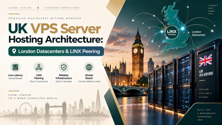 UK VPS Server Hosting Architecture - London Datacenters and LINX Peering