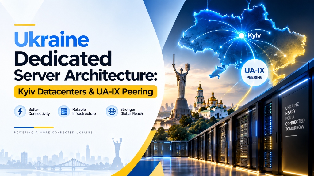 Ukraine Dedicated Server Architecture - Kyiv Datacenters and UA-IX Peering