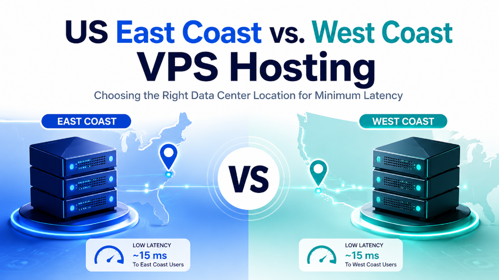 US East Coast vs West Coast VPS Hosting Choosing Data Center Location