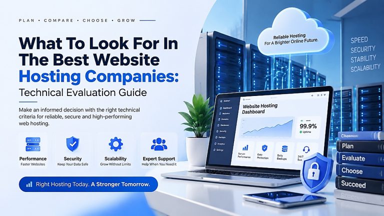 What to Look for in the Best Website Hosting Companies - Technical Evaluation Guide