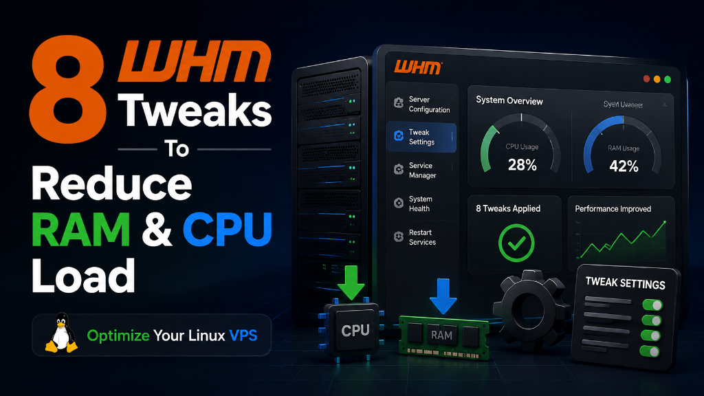 8 WHM Tweaks to Reduce RAM and CPU Load on Linux VPS