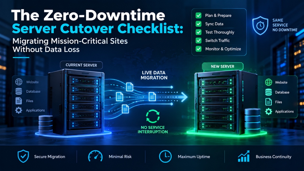The Zero-Downtime Server Cutover Checklist Migrating Mission-Critical Sites Without Data Loss